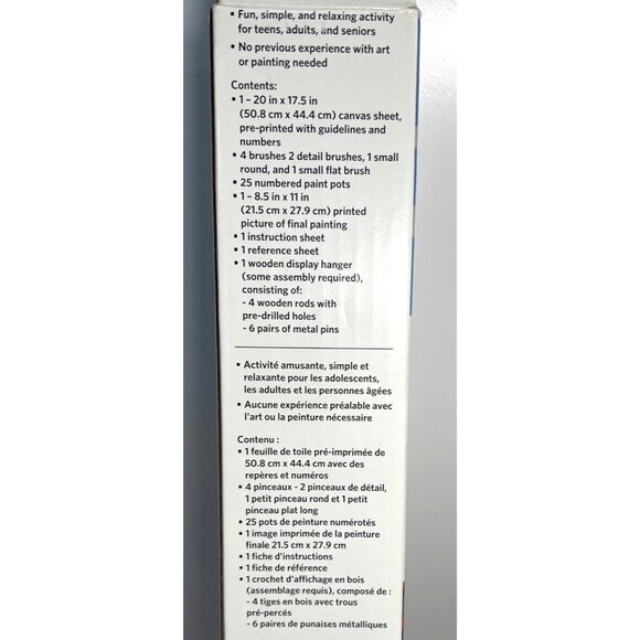 Artists Loft Necessities Paint-By-Number Kit 20" x 16" Horizontal Includes Woode - Picture 5 of 5